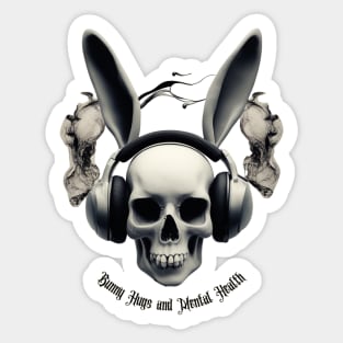 Bunny Skull Sticker